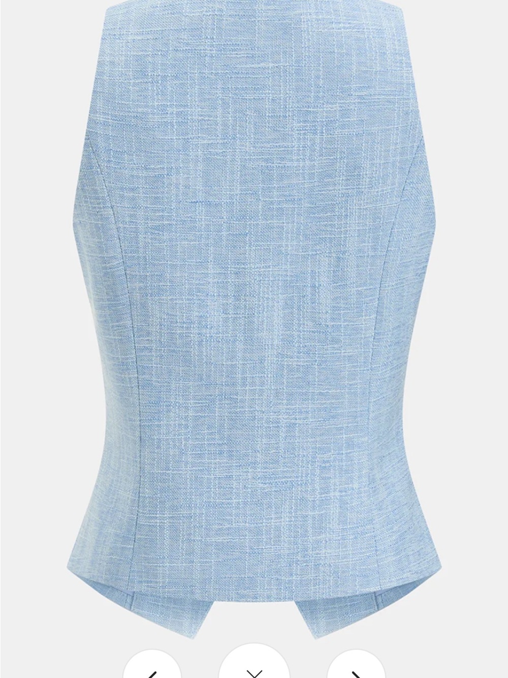 Commense Light Blue Sleeveless Vest & Matching Shorts Set - Picture 6 of 9